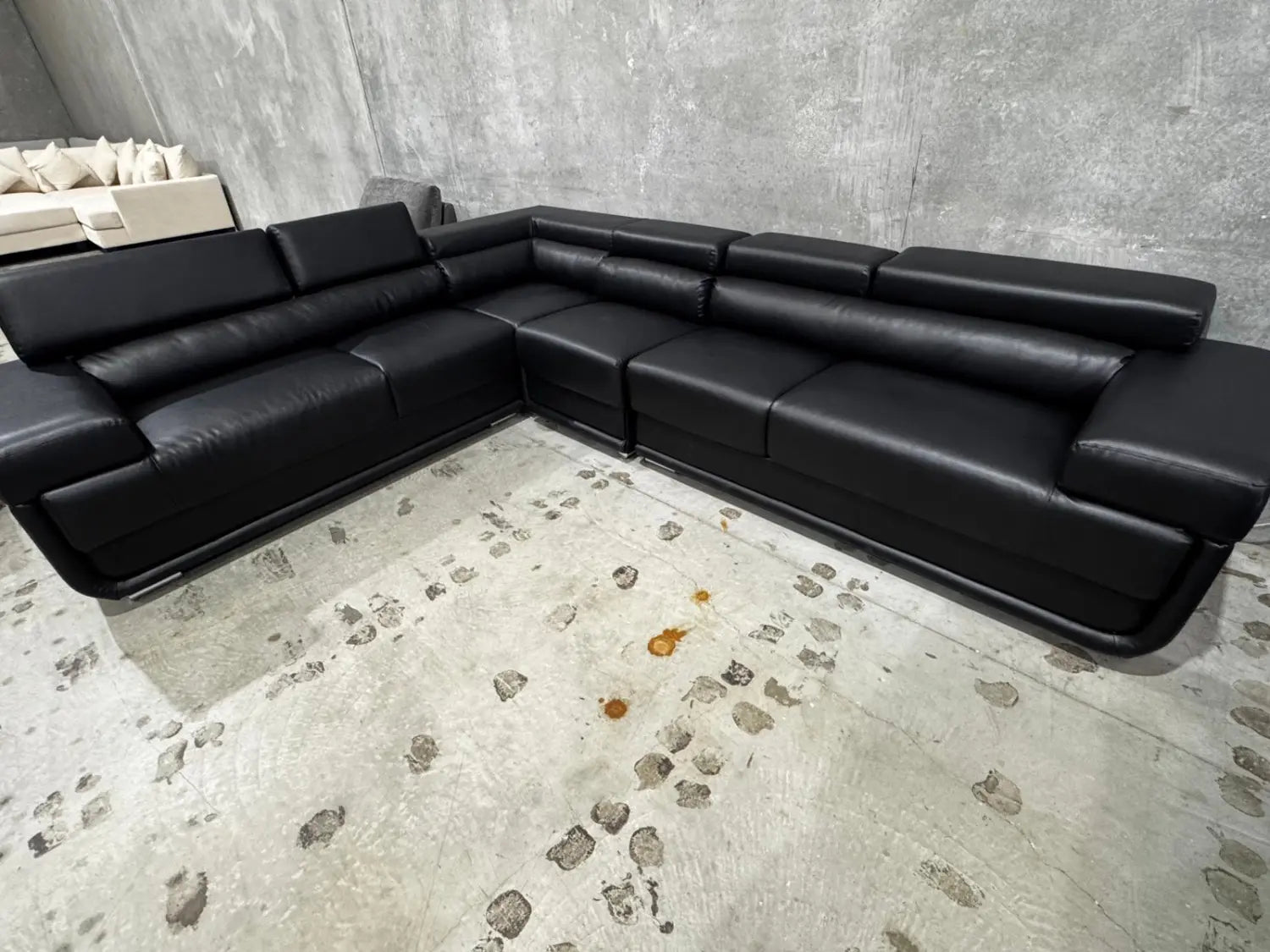 Betty PU Leather Corner Sofa