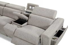Blake Deluxe Electric Recliner Lounge with Chaise