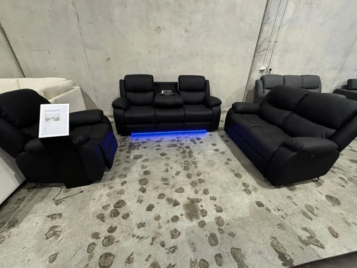 Hilton 3+2+1 Electric Recliner Lounge Set