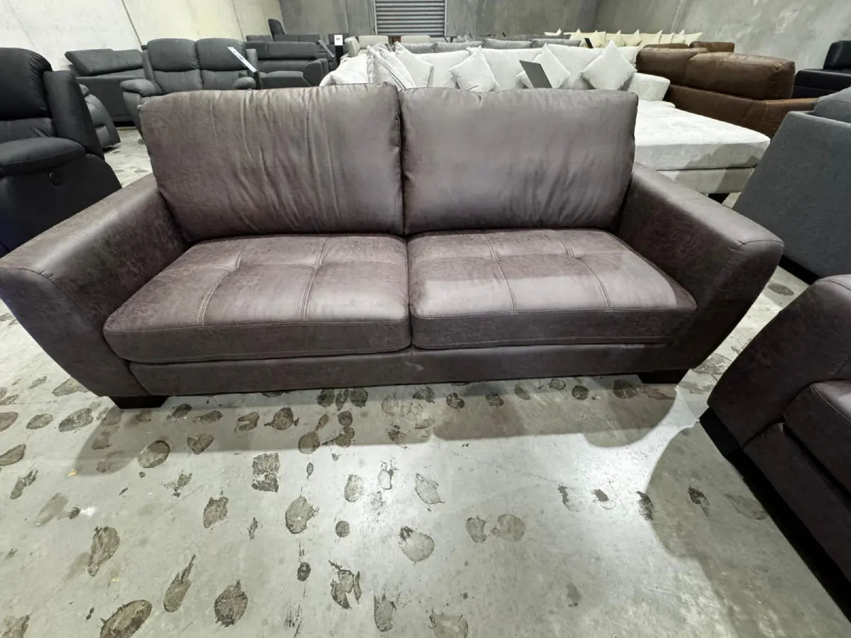 New York 3 & 2 Seater PU Leather Couch Set
