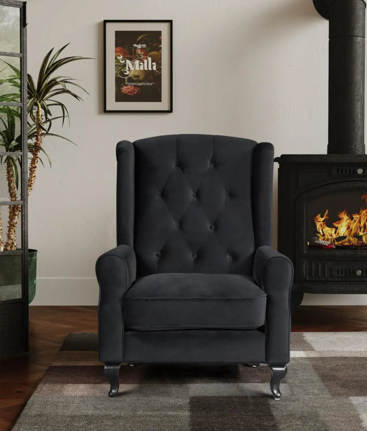 Windsor Chesterfield Velvet Lounge Suite