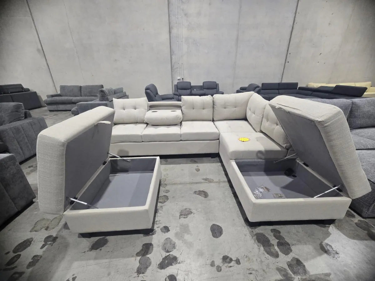 Jubilee L-Shape Couch with Ottoman