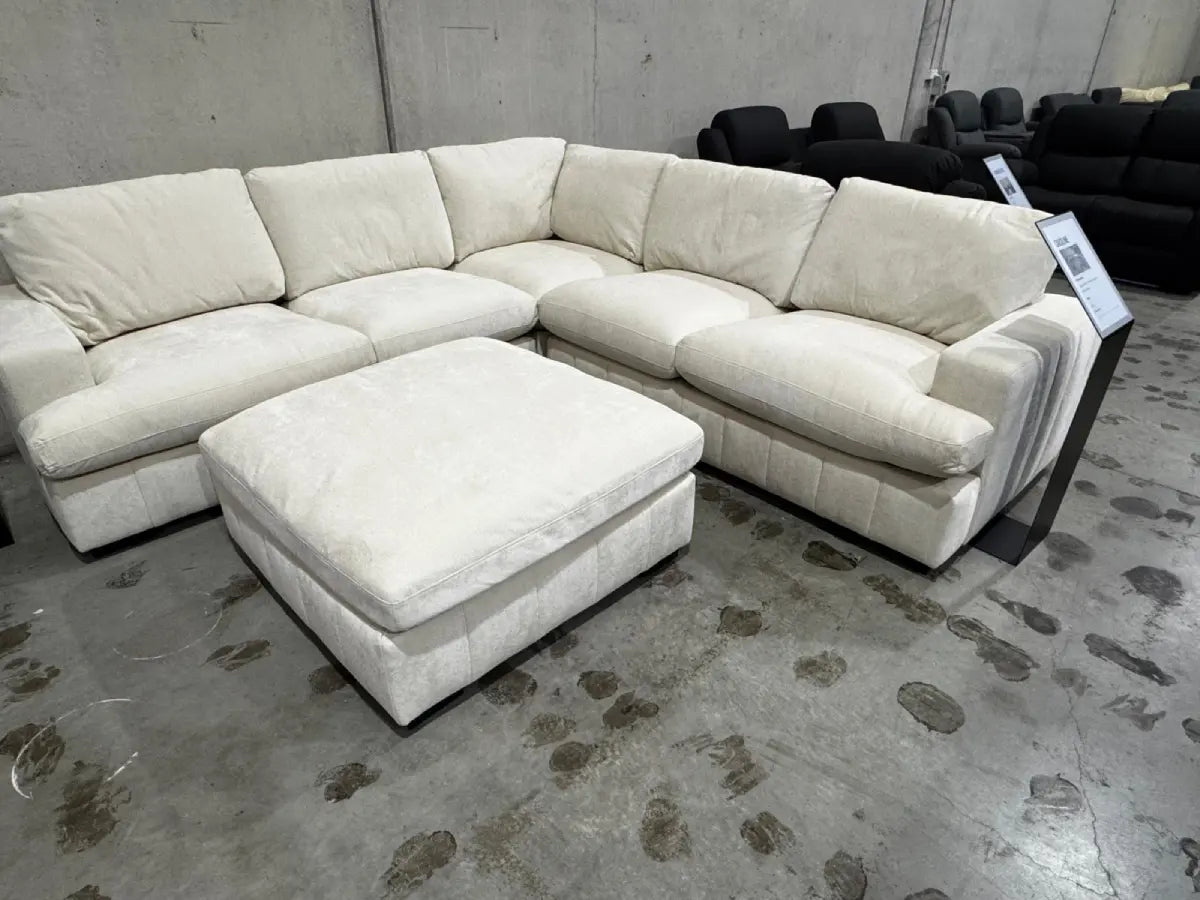 Caroline Corner Couch with Ottoman