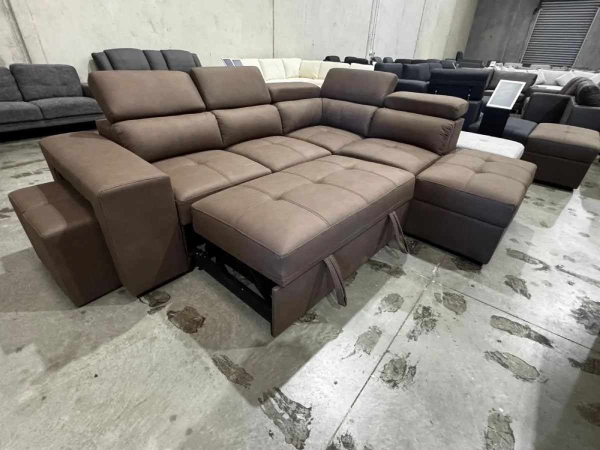 Hamilton Sofa Bed with Ottoman & Storage