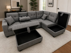 Jubilee L-Shape Couch with Ottoman